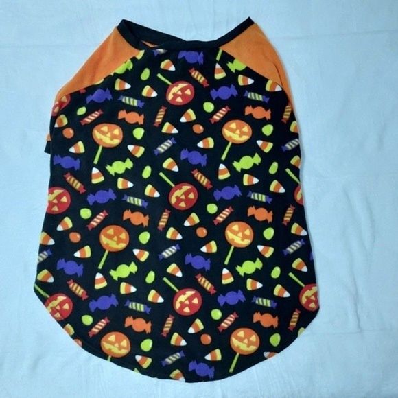 WAY TO CELEBRATE Pets' Black Halloween Shirt 2X - Picture 1 of 6